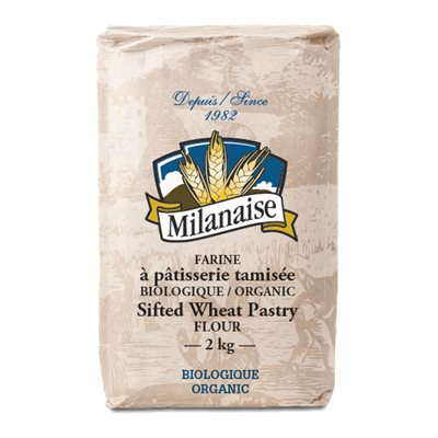 Milanaise Organic Sifted Pastry Flour 2 kg 2KG