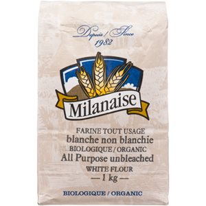 Milanaise All Purpose Unbleached White Flour Organic 1 kg 