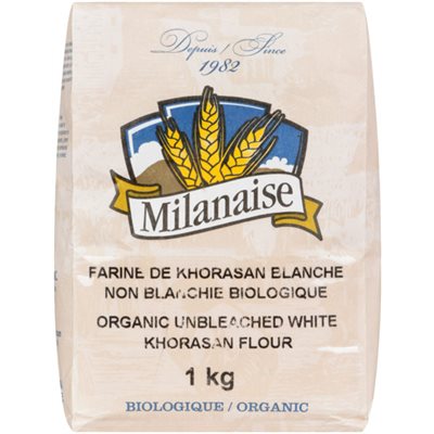 Milanaise Organic Unbleached White Khorasan Flour 1 kg 1 kg