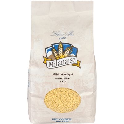 Milanaise Organic Hulled Millet 1 kg 1 kg