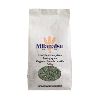 Milanaise Lentilles Francaises Biologique 500 g Milanaise Lentilles Francaises Biologique 500 g