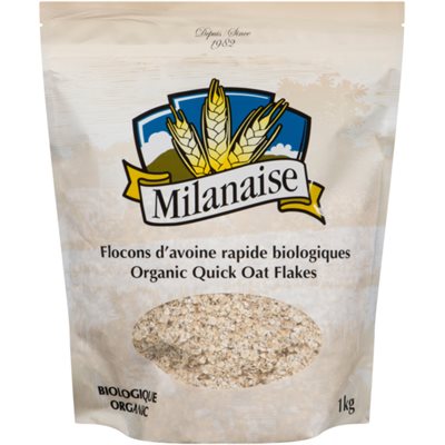 Milanaise Quick Oat Flakes Organic 1 kg 