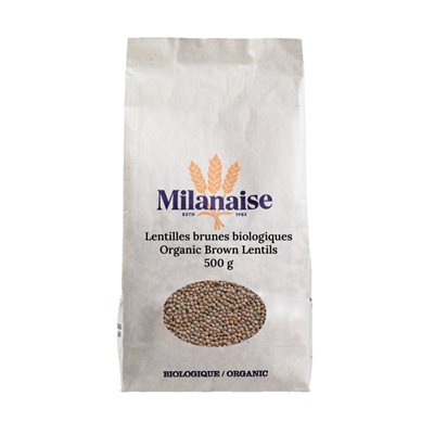 Milanaise Lentilles Brunes Biologiques 500 g