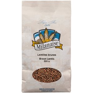 Milanaise Organic Brown Lentils 500 g