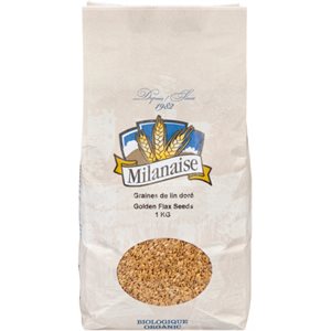 Milanaise Organic Golden Flax Seeds 1 kg 1 kg