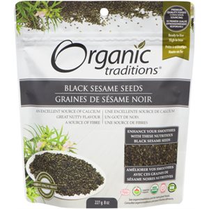 Organic Traditions Black Sesame seeds 227g