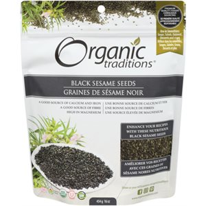 Organic Traditions Black Sesame seeds 454g