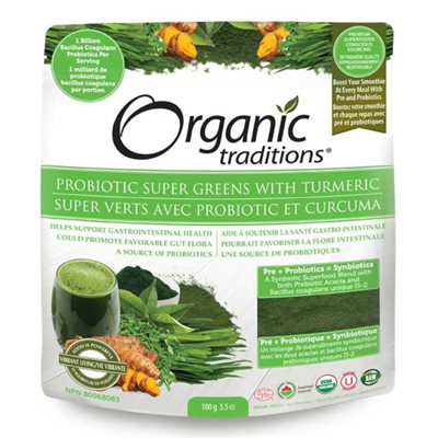 Super verts Probiotiques et Curcuma