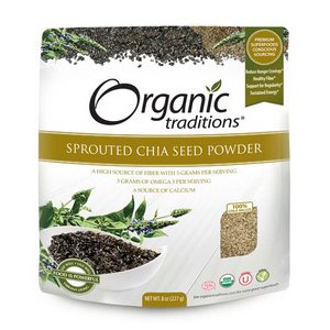 Organic Traditions Sprouted Chia Seed Powder 227g