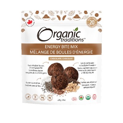 Organic Traditions Boules D'Energie-Chocolat