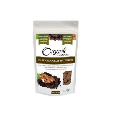 Organic Traditions Hazelnut Dark Chocolate 100g