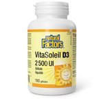 Natural Factors SunVitamin D3 2500 IU 180 Softgels