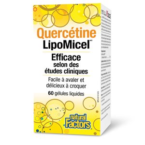 Natural Factors Quercetin LipoMicel® 250 mg 60 Softgels