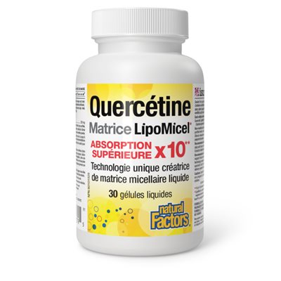 Natural Factors Quercetin LipoMicel® 250 mg 30 Softgels