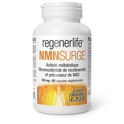 Natural Factors NMNSurge 150 mg 60 capsules végétariennes Natural Factors NMNSurge 150 mg 60 capsules végétariennes