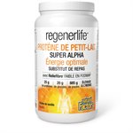 Natural Factors Regenerlife™ High Alpha Whey Protein Optimum Energy Meal Replacement    885 g Powder Vanilla Flavour