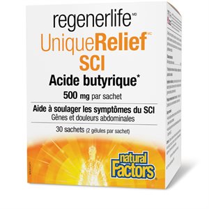 Natural Factors UniqueRelief™ IBS Butyric Acid 500 mg 30 Packets