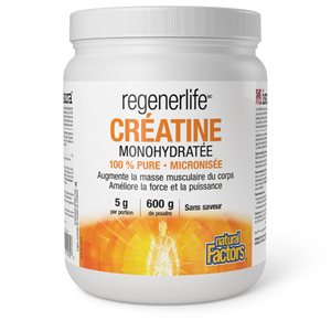 Natural Factors Regenerlife Creatine Monohydrate 600G