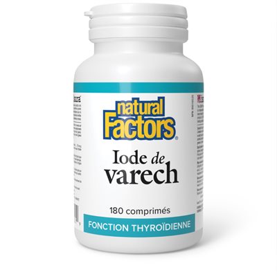 Natural Factors Iodine from Kelp 575 mg 180 Tablets