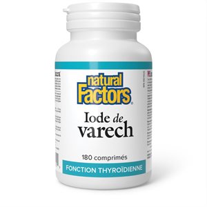 Natural Factors Iodine from Kelp 575 mg 180 Tablets