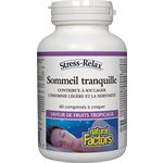 Natural Factors Sommeil tranquille   120 comprimés à croquer saveur de fruits tropicaux