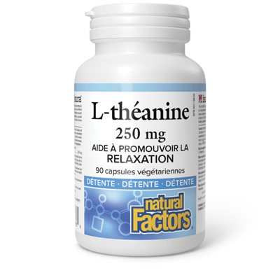 Natural Factors L-Théanine 250 mg 90 capsules végétariennes Natural Factors L-Théanine 250 mg 90 capsules végétariennes