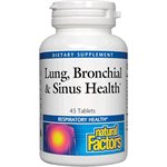 Natural Factors Lung,Bronchia & Sinus Health 45 tablets 