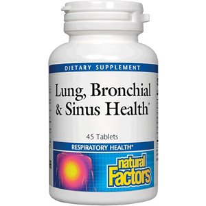 Natural Factors Lung,Bronchia & Sinus Health 45 tablets 