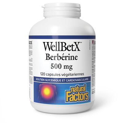 Natural Factors Berbérine 500 mg 120 capsules végétariennes