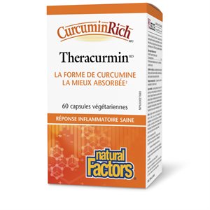 Natural Factors Theracurmin, Curcuminrich 30 Mg 60 Capsules Végétariennes