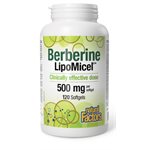 Natural Factors Berberine LipoMicel®  500 mg  120 Softgels