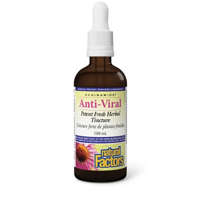Natural Factors Anti-Viral Teinture forte de plantes fraîches 100 mL teinture Natural Factors Anti-Viral Teinture forte de plantes fraîches 100 mL teinture