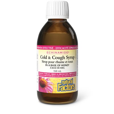 Natural Factors Sirop pour rhume et toux 150 mL liquide Natural Factors Sirop pour rhume et toux 150 mL liquide