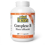 Natural Factors Hi Potency B Complex  50 mg  210 Capsules