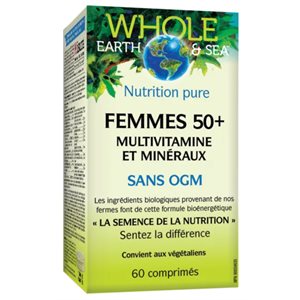 Whole Earth & Sea® Women’s 50+ Multivitamin & Mineral 60 Tablets