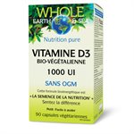 Whole Earth & Sea® Vegan Bioenhanced Vitamin D3  1000 Iu  90 Vegetarian Capsules