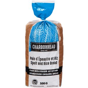Charbonneau Bread Spelt and Rice 500 g 500G