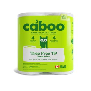 CABOO 2ply Bamboo Bathroom Tissue 4pk