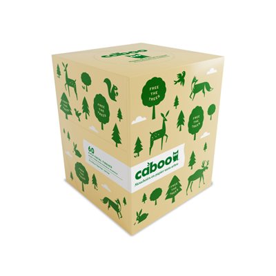 CABOO PAPIER MOUCHOIR CUBE 60ct