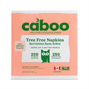 caboo Plastic Free Napkins 250un