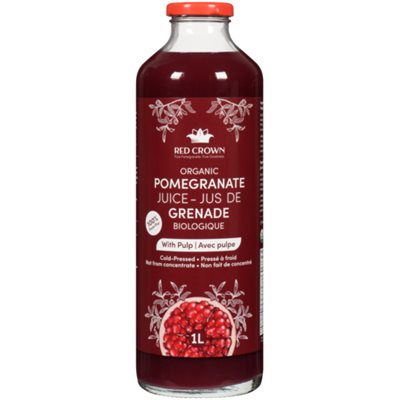 Red Crown Jus de Grenade Biologique avec Pulpe 1 L