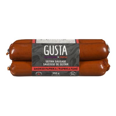 Gusta Saucisse de Blé Végane Paprika Fumé