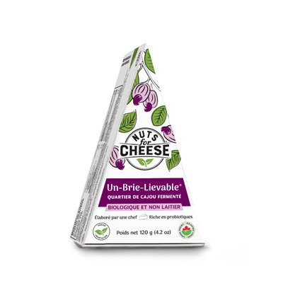Nuts for Cheese Noix de Cajou Fermentée Un-Brie-Lievable biologiques