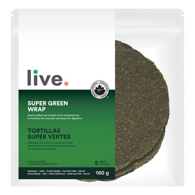 LIVE TORTILLAS SUPER VERTES BIO 112G