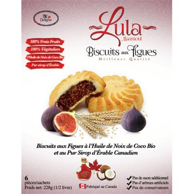 Lula Vegan Fig Cookies 228G