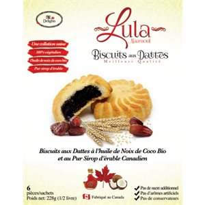 Lula Biscuits Vegan Avec Dattes