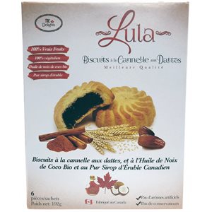 Lula Biscuits à la cannelle et aux dattes 192 g