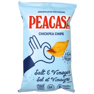 Peacasa Chickpea Chips Salt & Vinegar 128g