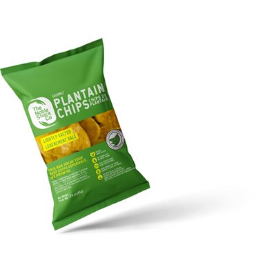 The Noble Snack Co Chips de plantain légèrement salées 85 g