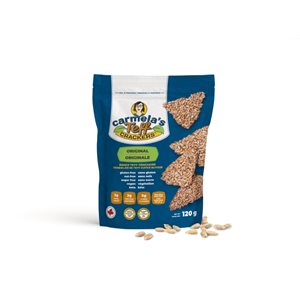 Carmela'S Crackers Craquelins Au Teff - Original 120G